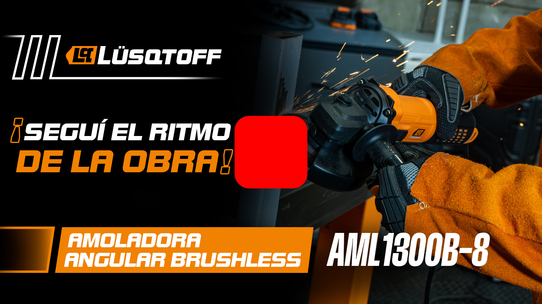 Amoladora angular brushless