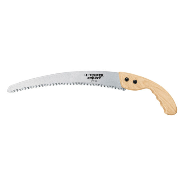SERRUCHO DE PODA HOJA CURVA 33 CM MANGO MADERA