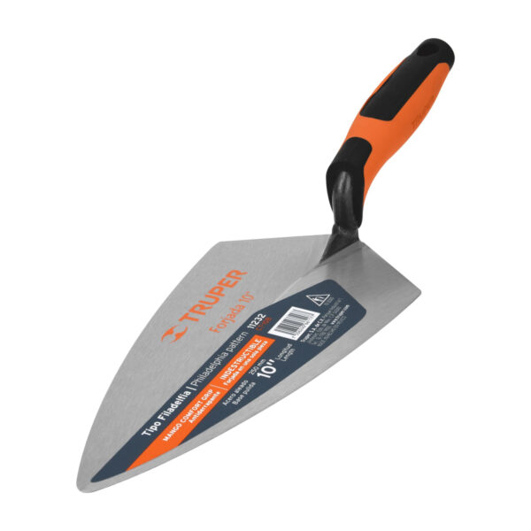 CUCHARA ALBAÑIL 25 CM (10") TIPO FILADELFIA CONFORT GRIP