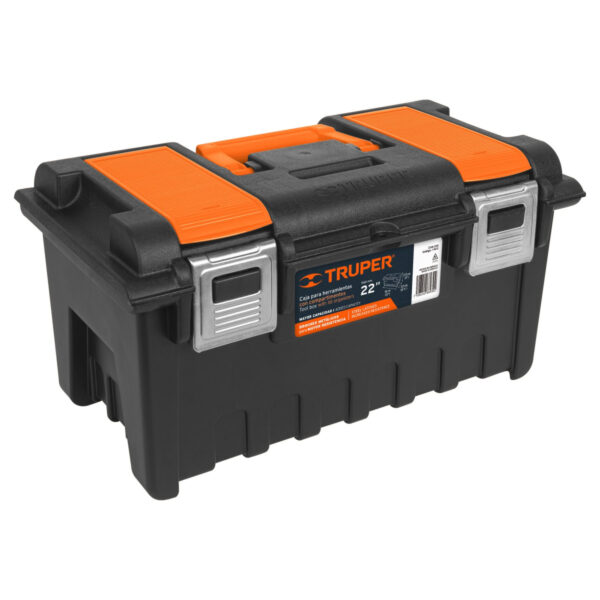 CAJA P/HERRAM 56 CM (22") MODELO ANCHO BROCHE METAL C/COMP