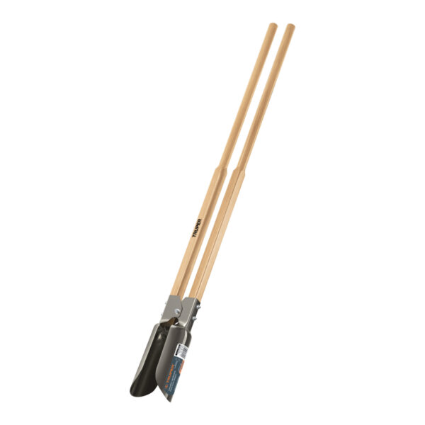 PALA VIZCACHERA DOBLE MGO MADERA APERT 15 CM LARGO 1,22 MT