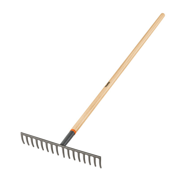 RASTRILLO RECTO 16 D. ANCHO 42 CM CABO MADERA