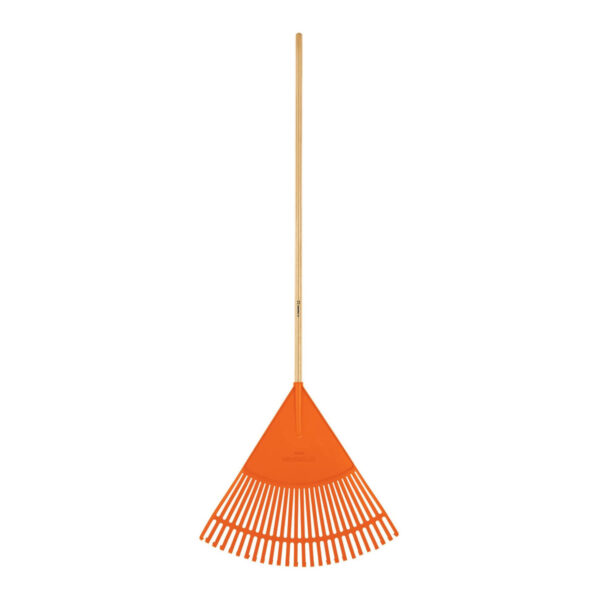 BARREHOJAS PLASTICA C/CABO MADERA - ANCHO 61 CM