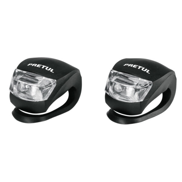 LINTERNA Y FARO TRASERO P/ BICICLETA -PILAS CR2032